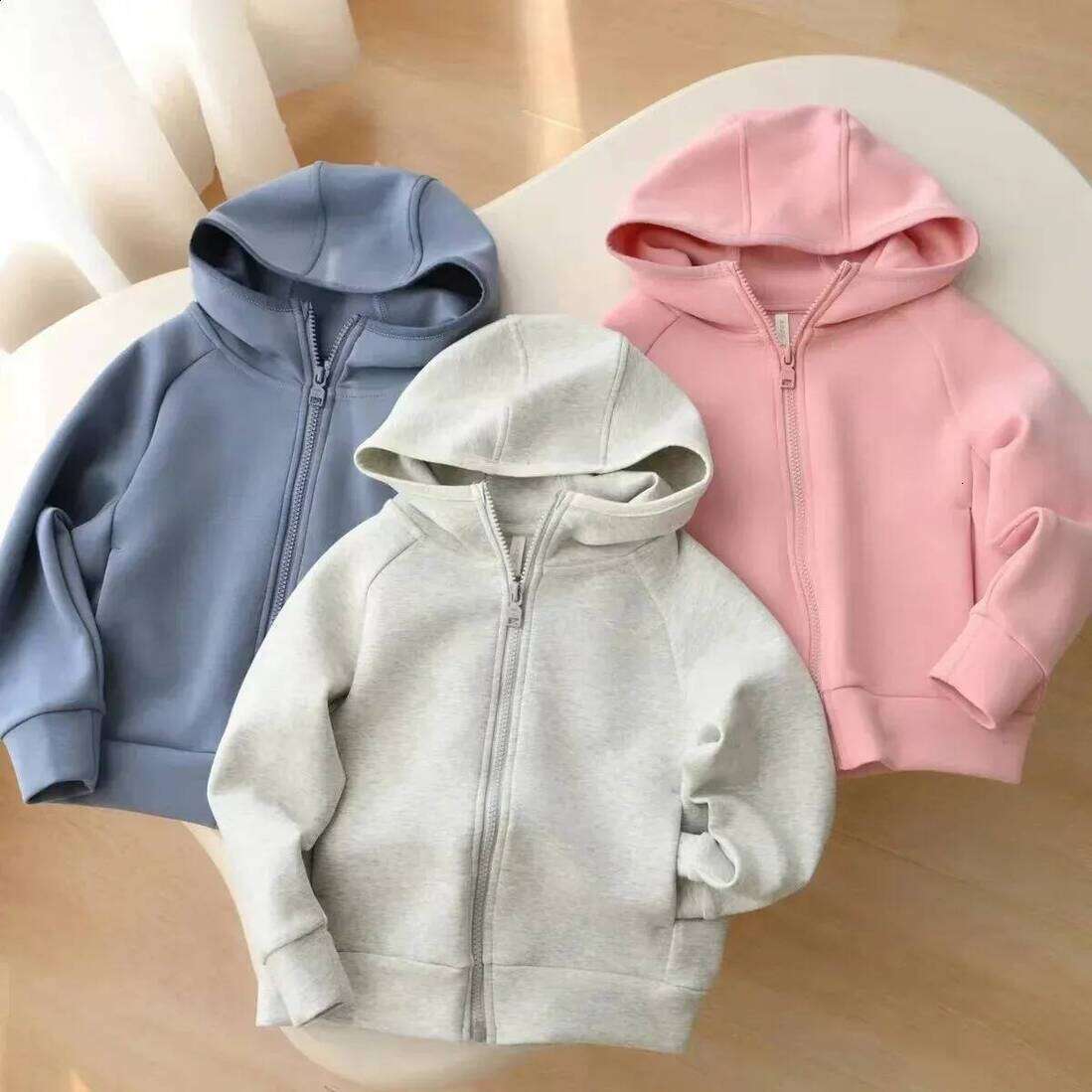 Girls Hoodie pullover Ren Hooded Sweatshirt Jackets Sportswear Cardigan Tops S Zipper Casual Jacket Teenager Spring Autumn Clothing Crew Neck S y3