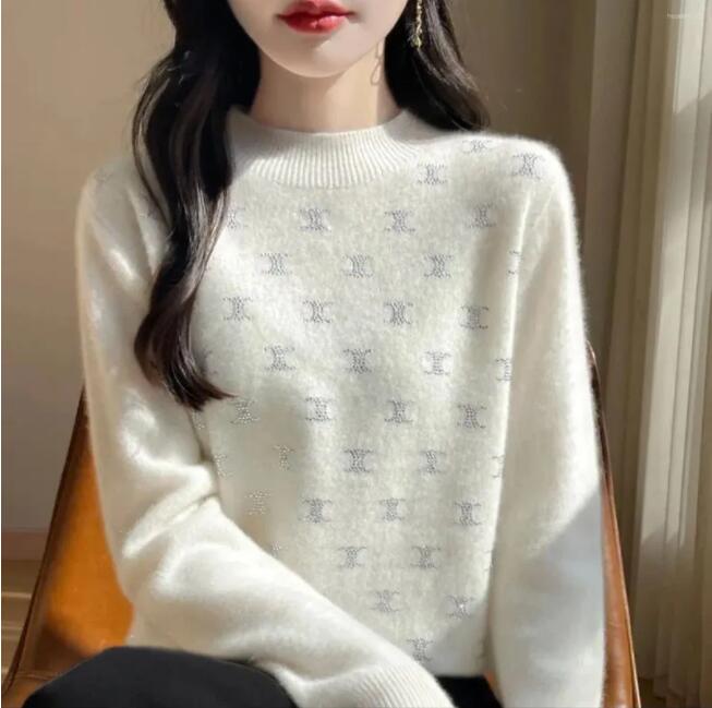 Womens Sweaters Fashion Shirt Loose Knitting Pullovers Designer Clothes Autumn Winter Letter Logo Luxury Sweater