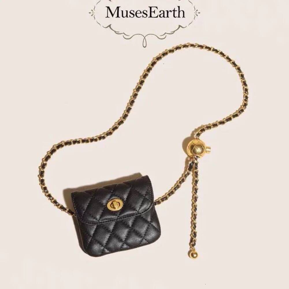 Shoulder Bag Free Shipping Women's Small Golden Ball Top Luxury Fashion Shoulder Designer Chain Trendy Brand Retro Waist fashion Belt Crossbody