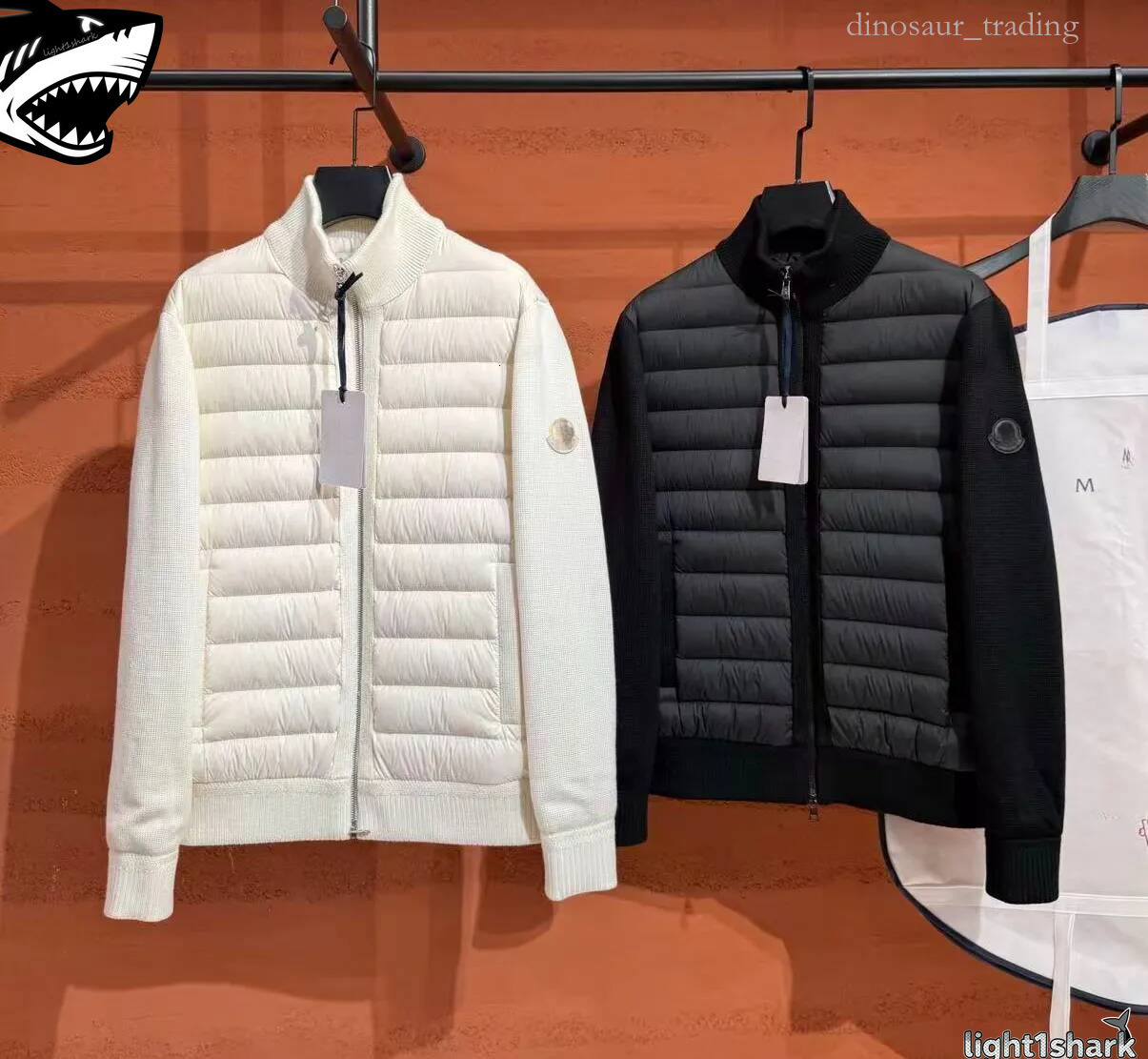 mon clerness coats 2026 Fall Winter New Arrival Designer Knit Panel Jacket Premium Quality 95 White Duck Down Fill monclenessity coats 567