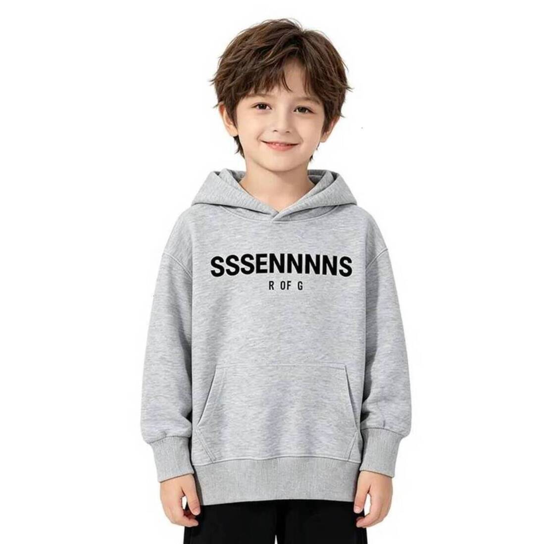 Girls Hoodie pullover 350G Heavy Cotton Kids Clothing Designer Solid Color Zip Up Pullover Sweatshirt For Boys Cloth