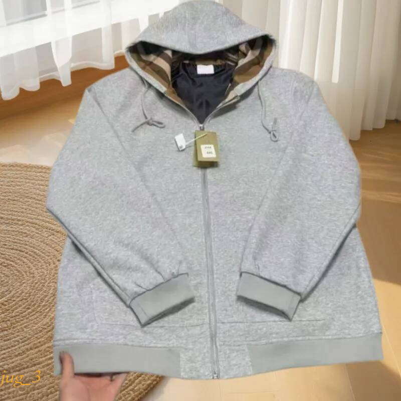 bbr hoodie designer hoodie Unisex Luxury Sportswear Durable Hooded Pullover Featuring High Quty Zippers Bur berries jacket 549