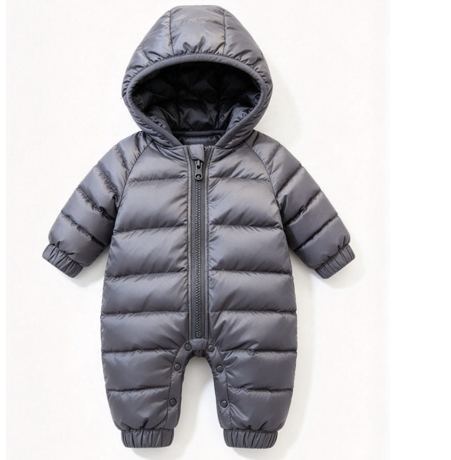 Cold Weather Protection Baby Down Romper Duck Pattern White Winter Thickened Warm Designer Jumpsuit Princess Style Boys Girls Infant Outdoor Leisure