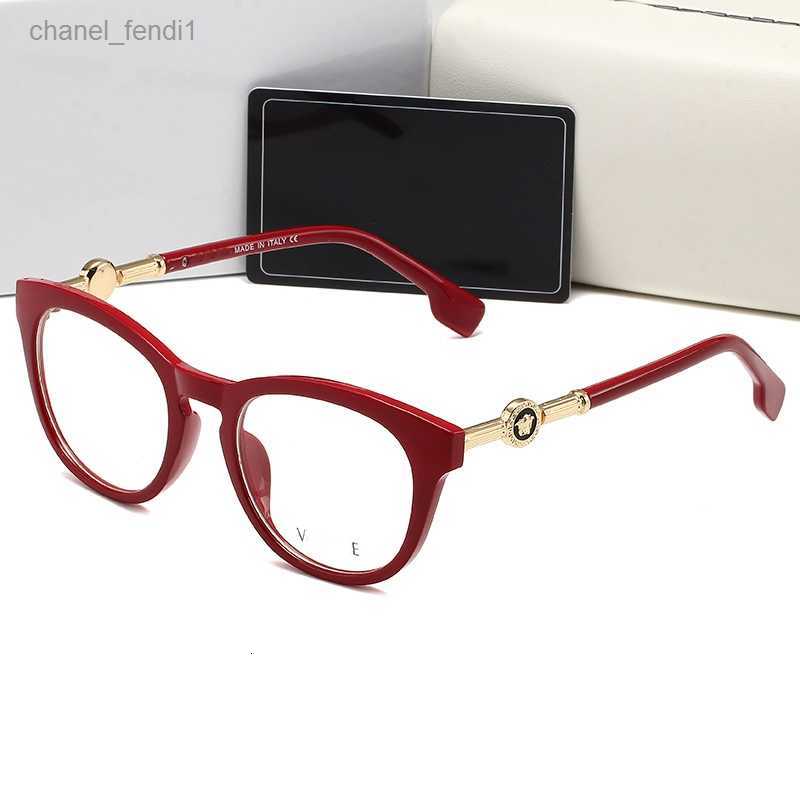 Luxury designer Classic Eyeglasses women men Optical Sunglasses Oval Acetate Frame Reading Glasses Casual Style Outdoor Blue Light Lens Anti Radiati