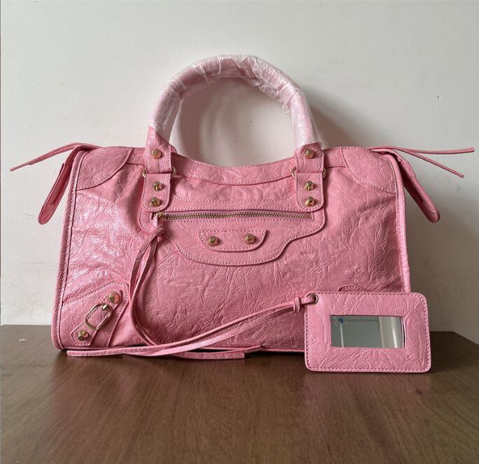 Luxury Evening Bags Designer Rivet Motorcycle Bag Luxury Retro Trendy Hand Pillow Bag Single Shoulder Crossbody Bag