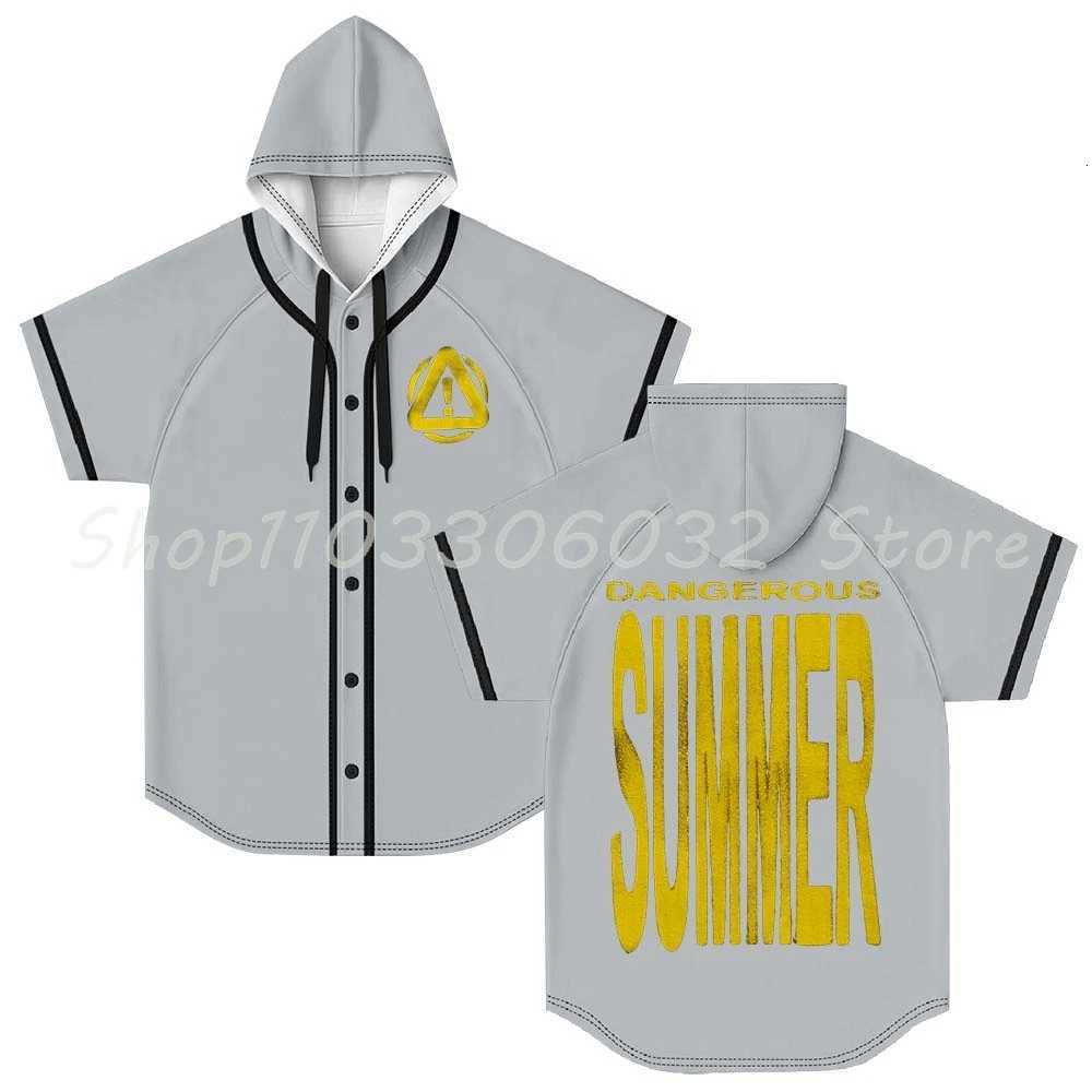 T-Shirts Yeat Dangerous Summer Men's Merch Hooded Baseball Short Sleeve Shirt Women Men Crewneck TeeW261017