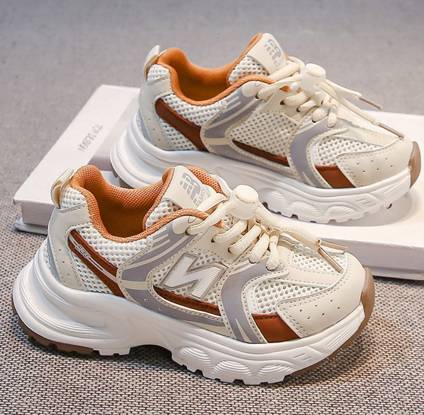 Versatile Casual Kids Mesh Sports Sneakers Designer 2025 New Style Comfortable Athletic Shoes Unisex Boys Girls Children Outdoor School Footwear