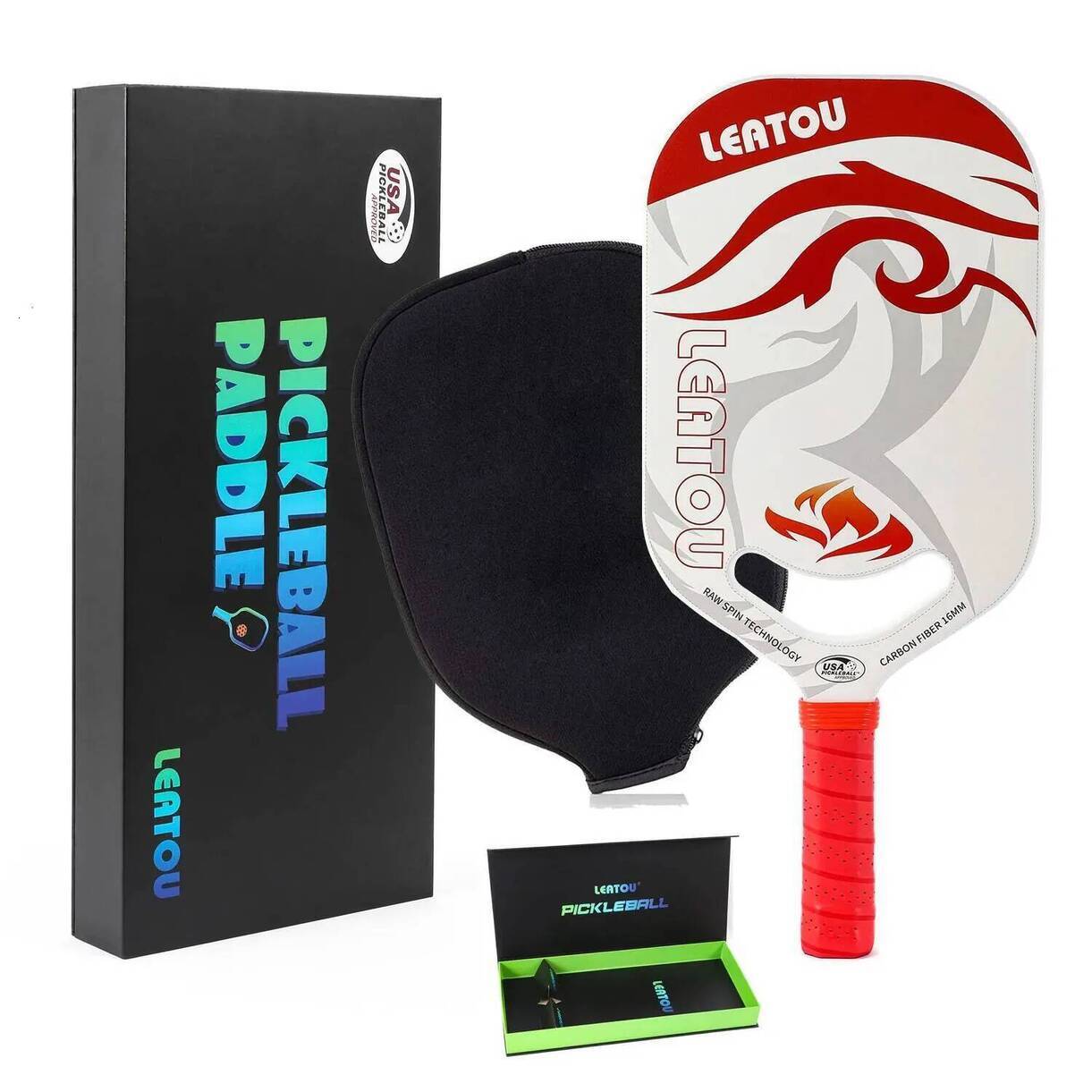 Multi-Piece Tennis Racket Matching Kits Peak Racket Hot Press T700 Scrub Smiley Face Carbon Fiber Pickleball full graphite professional tournament r