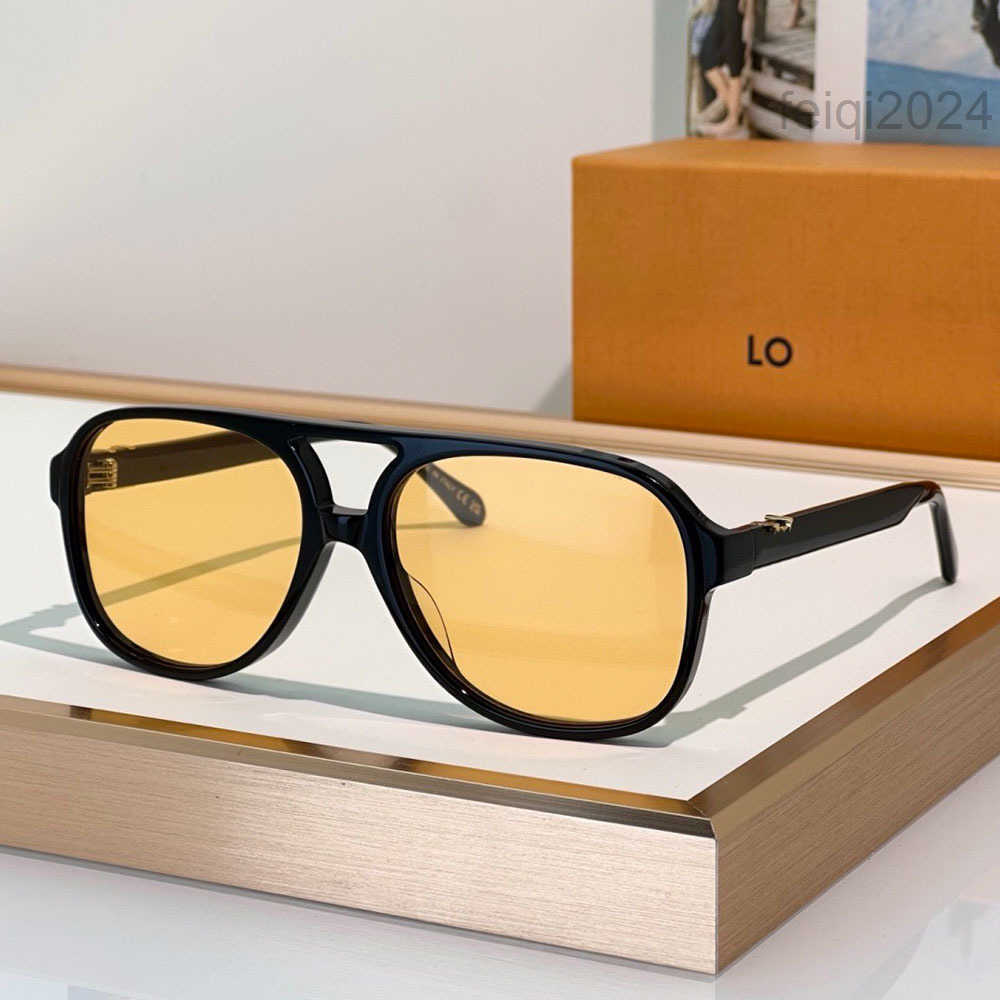 Z2866U Hit Sunglasses luxury designer mens sunglasses Z2867U classic pilot acetate frame yellow lenses fashion brand sunglasses drive beach style UV