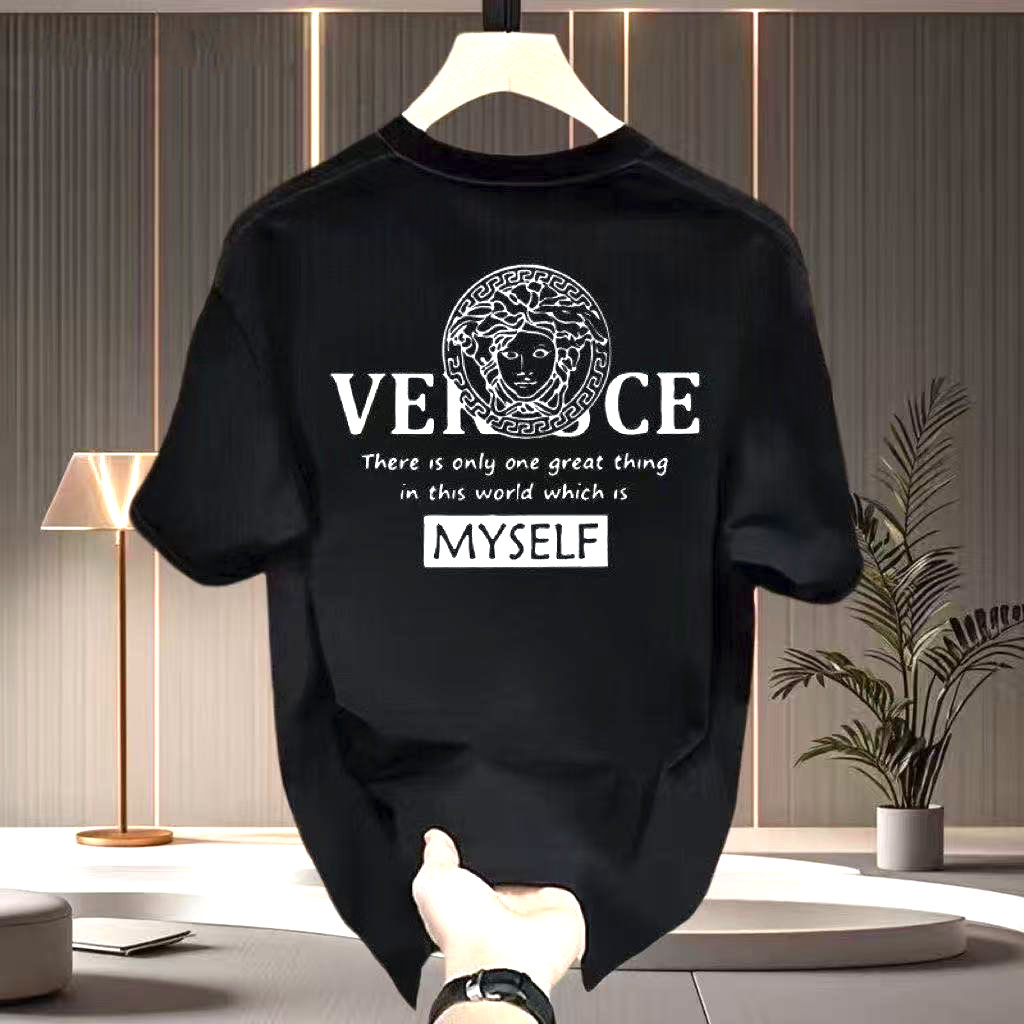 men designer clothes t shirt Women's 2026 Summer Print Logo Slim Fit T-Shirt Casual Streetwear Daily Outing Soft Cotton