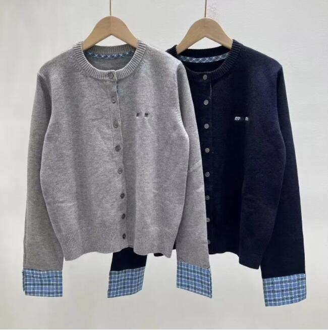designer sweaters Women knitted top round neck long sleeve cardigan Sweaters coat women sweater Jacket