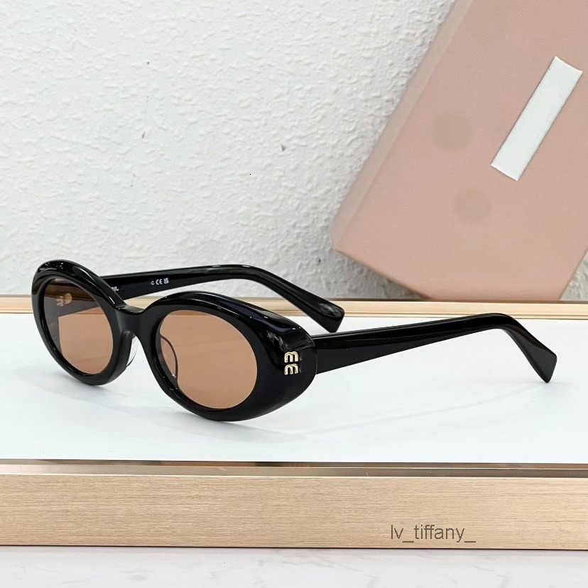 Luxury Designer Cat Eye Sunglasses Women Black Oval Frame Gold UV400 Sun Glasses for Ladies