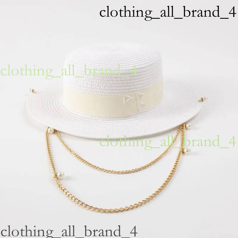 Baginskiy Hat Fashion Trend Women Snapbacks Designer Brand Pearl Rb Wide Brim Cap For Travel Straw High Quality Ruslan Baginsky Hats Sun Protection