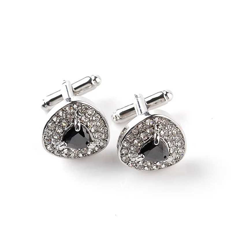 Arrival New Cuff Crystal Links Cufflinks 3 Colors Option Black Blue Red High Quality Luxury Rhinestone Design Hotsale Jewelry CufflinksW261017