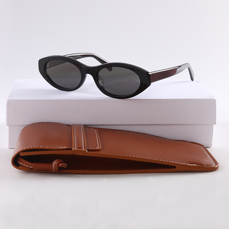 New Fashion Oval Women Sunglasses Brand Desinger Round Shades Eyeware Ladies Retro Summer Traveling For Sun Glasses UV400 Fashion Sunglasses
