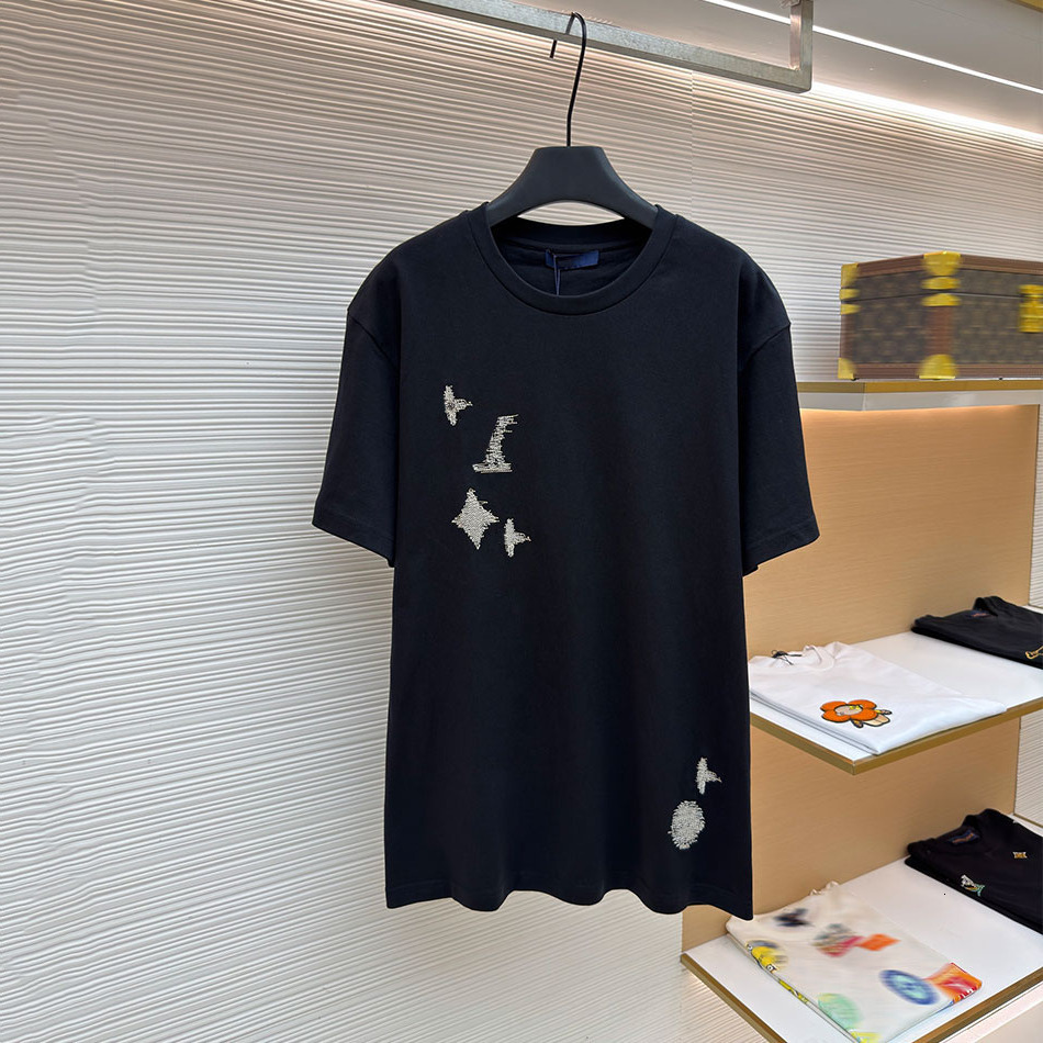 Men T-Shirt Mens Shirts Highquality Tshirt short sleeve Designer Brand Man Tees Womens T Embroidered Letters Party Short Sleeved Shirt Fashionable D