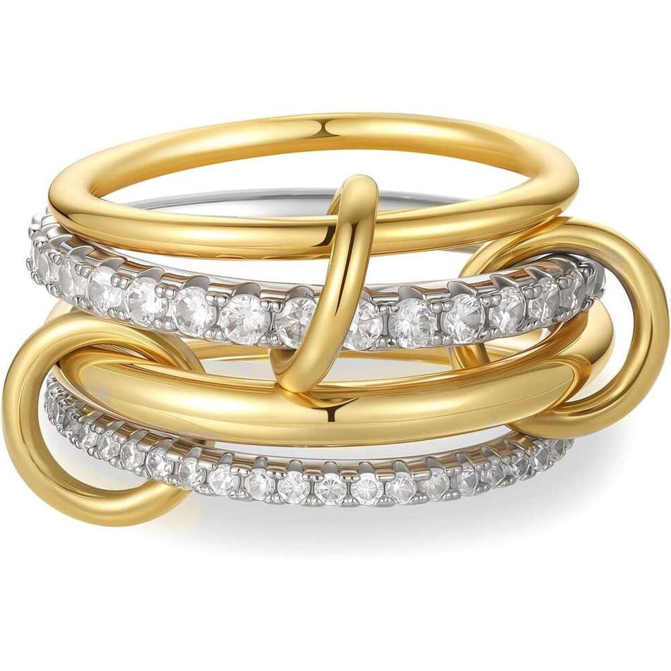 2026 New Gold Plated cologne Stackable Rings Mixed Interlocking perfume Thumb Trendy Promise Wedding Ring For Women Designer X1