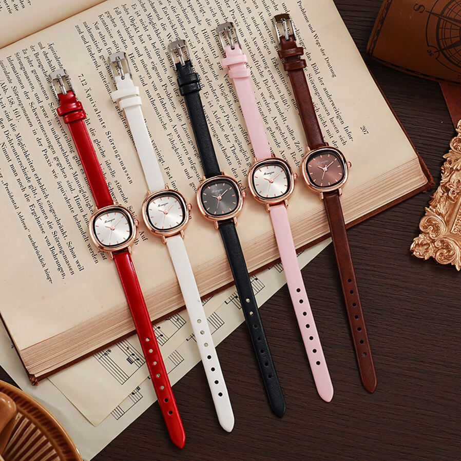 h New Korean-Style Compact quartz Dial Fashion Women's Watch, Female Student Retro Korean Version ladies Niche Quartz Small ljh123