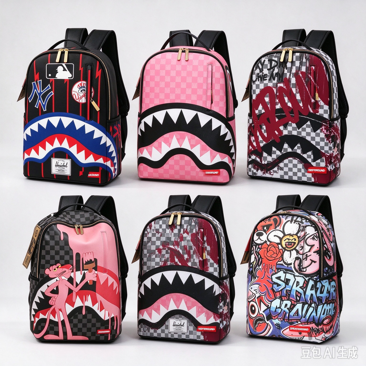 spraygroung backpack Designer backpack High-quality Bags Student Schoolbag Backpack Ladies Diagonal Bag New Lightweight Backpacks Outdoor BaCKPACK12