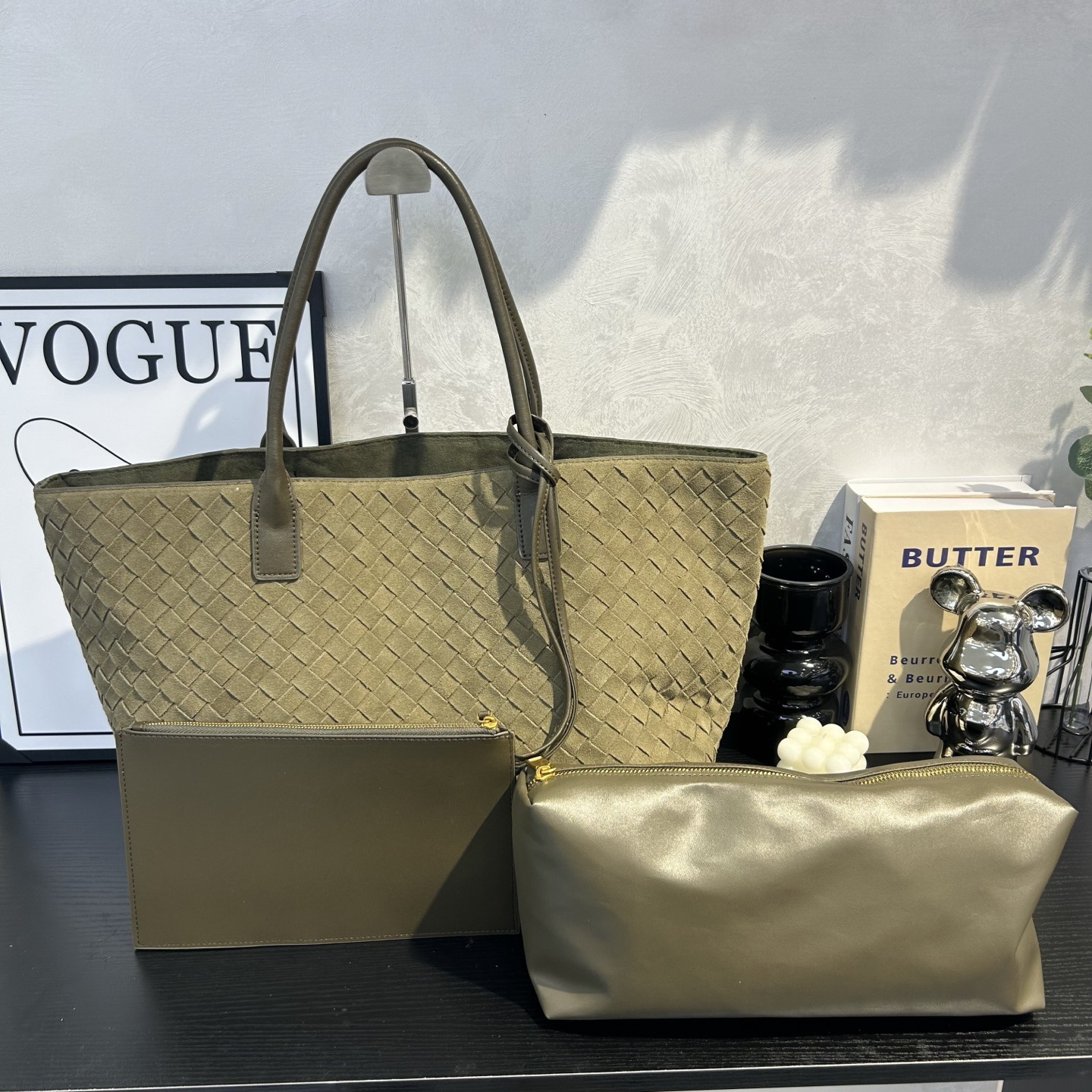 Light Luxury High Quality New Suede Handmade Tote Fashion Versatile Large Capacity Commuter Portable Shoulder Armpit Bag Suotong261015