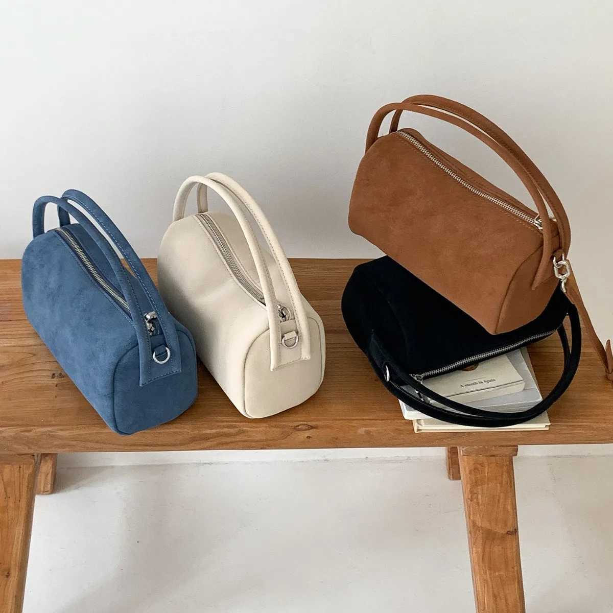 Cross Body Suede Leather Crossbody Tote Bags for Women Fashion Korean Female Shoulder Cell Phone Bag Designer Ladies Handbags H261016
