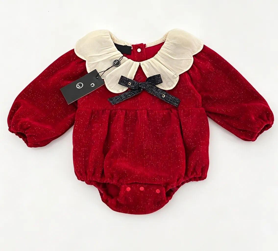 Classic Floral Lace Baby Girls Romper Cute Bow Tulle Sleeveless Short Sleeve Infant Bodysuit Soft Newborn Jumpsuit For Indoor Baby Girls Leisure Dai