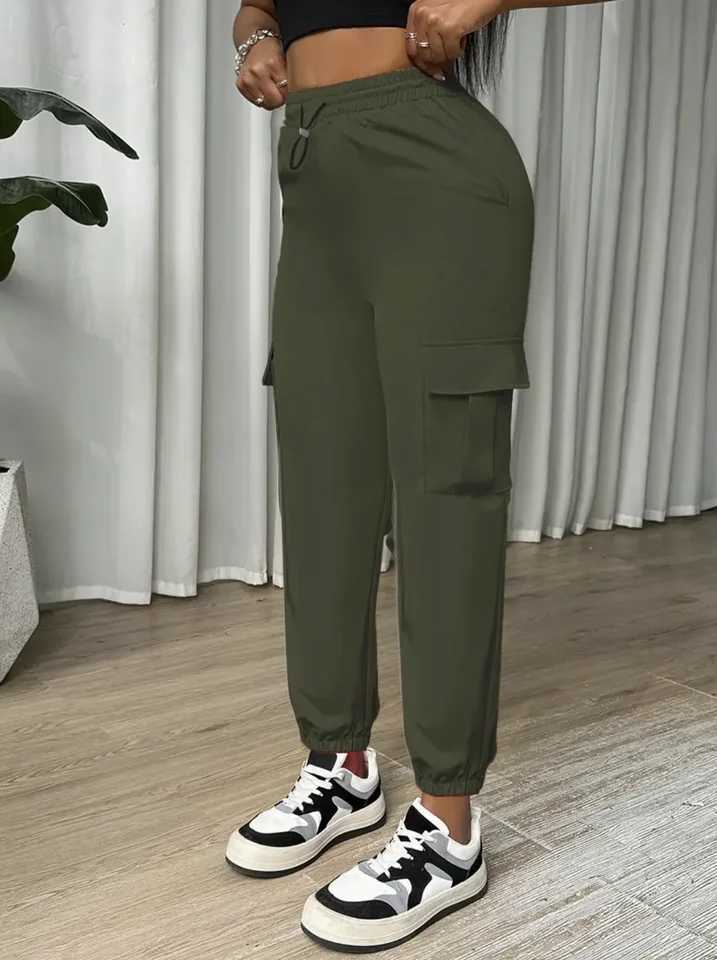 Leggings Women's Pants Capris Women's Women's Targeted Vacation Elegant Casual Outdoor Sports Slim-Fit Versatile Cargo PantsW261017