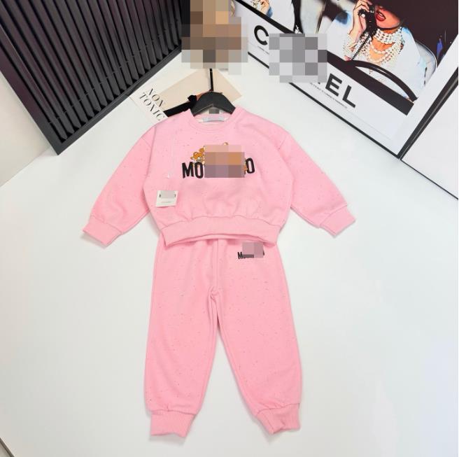 Summer Kids Designer Clothes Cute Two Piece Skirt Set Baby Girls Children Clothing Dresses Sets Short Sleeve Pullover T-shirt Pleated Cake Dress P85