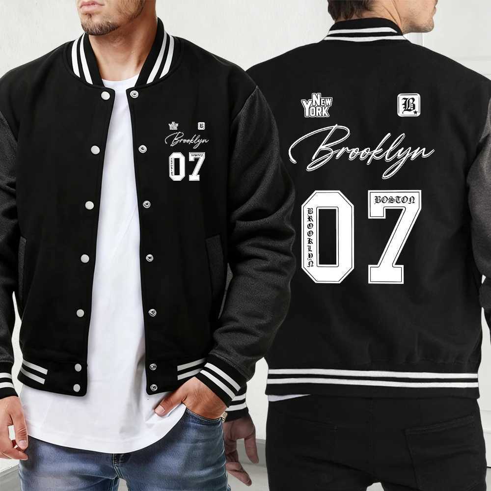 Number Allow Happy Men's Jackets 99 Creative Men Jackets Basics Comfy Streetwear Autumn Winter Baseball Uniform Vintage Soft MenswearW261017