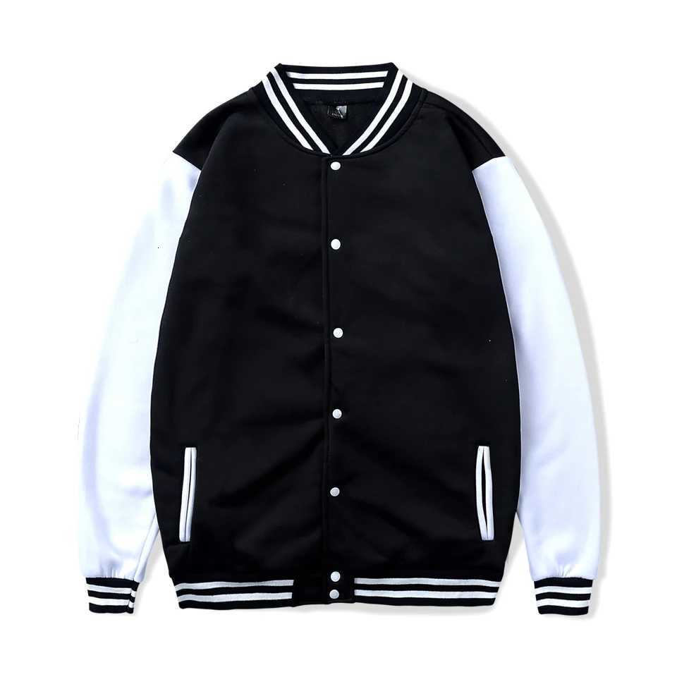 jacket Men's baseball Jackets Men's fashion university campus baseball uniform women's baseball jacket custom solid colorW261017