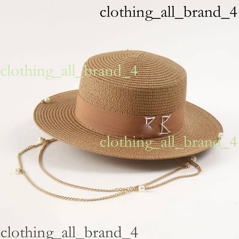 Baginskiy Hat Fashion Trend Women Snapbacks Designer Brand Pearl Rb Wide Brim Cap For Travel Straw High Quality Ruslan Baginsky Hats Sun Protection