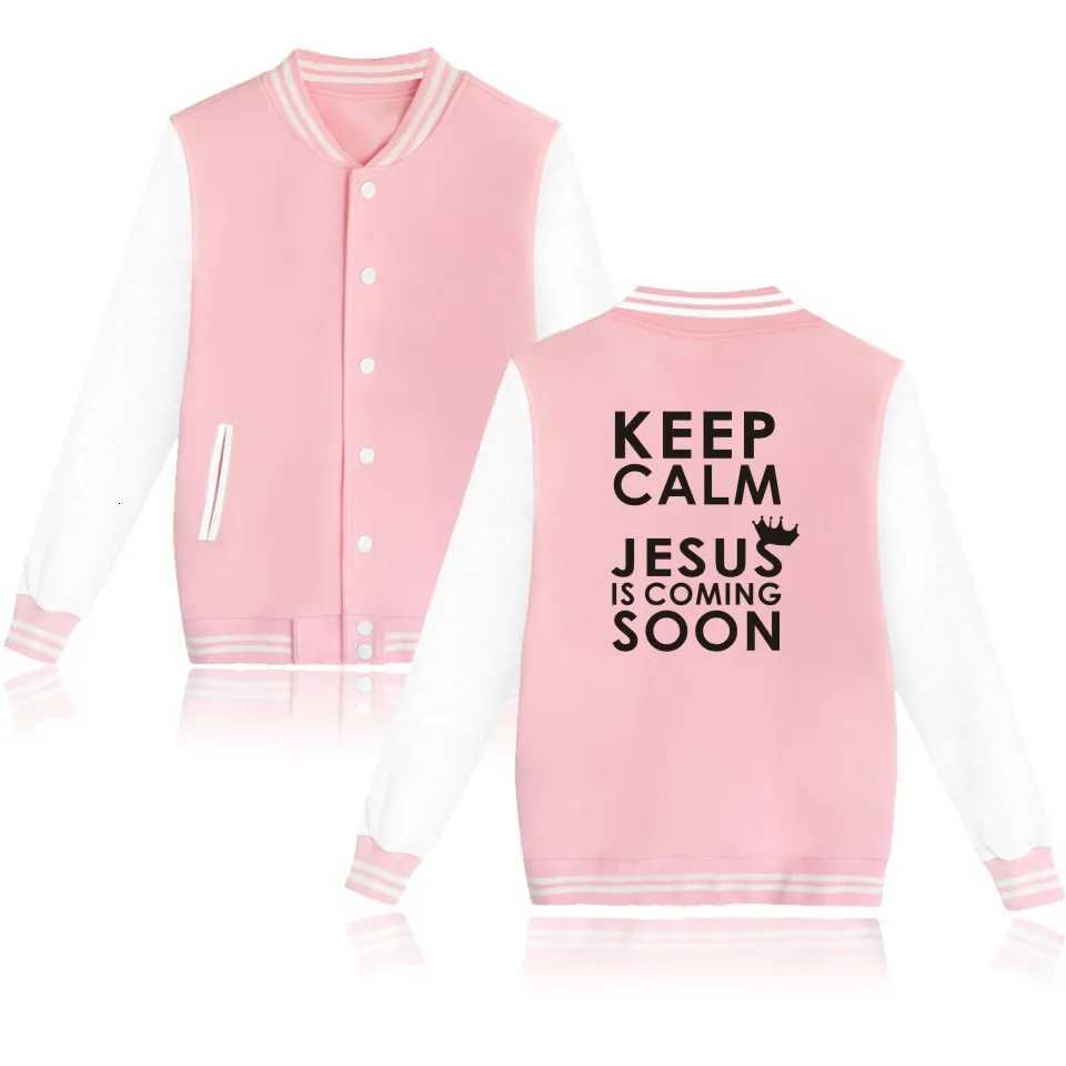 LOVE Men's Jackets JESUS I Baseball Jacket Men/Women Uniform Coat Christian Faith Hoodie Sweatshirts JESUS is COMING SOON Tracksuit Men TopsW26