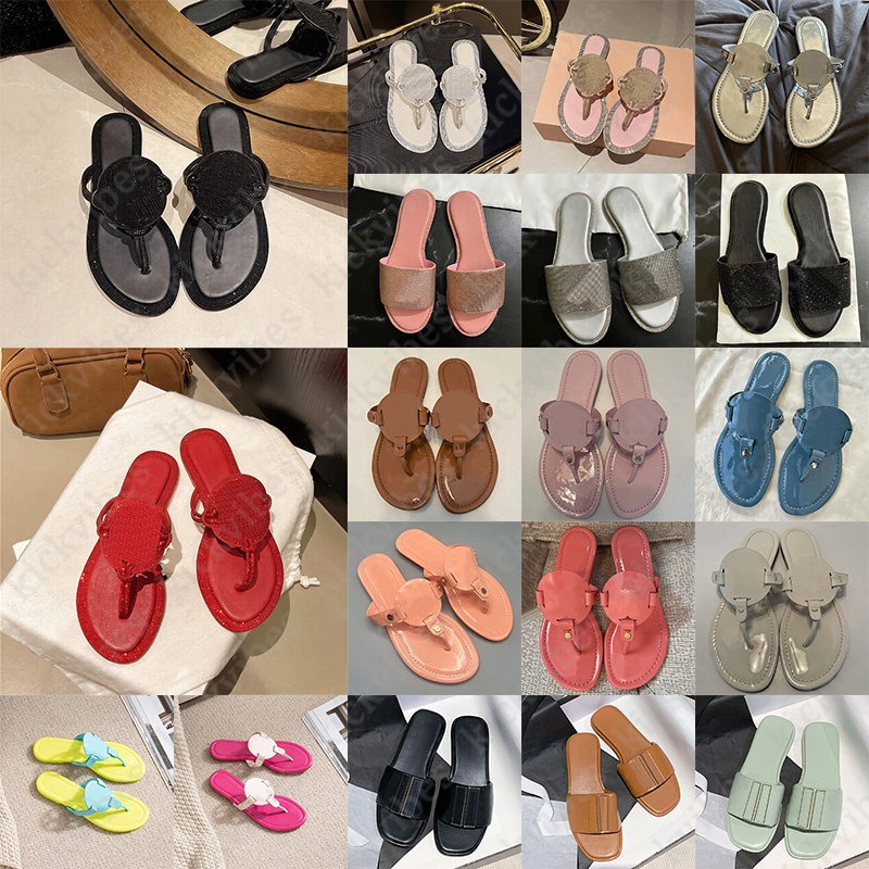 free shipping designer sandals women slippers flat slides stylish sliders summer beach mules outdoors classic Black White Pink Chestnut Blue sandali