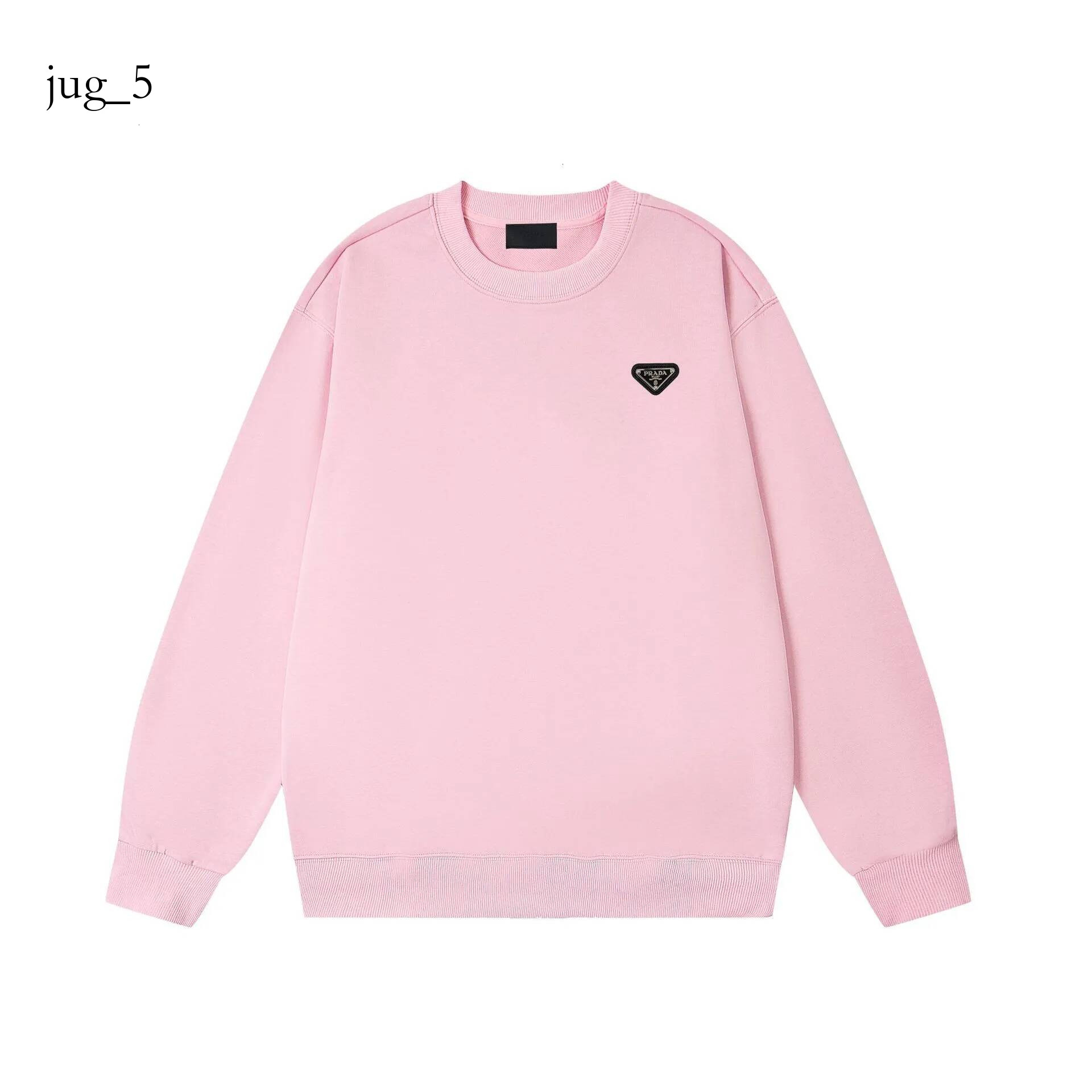 Triangle hoodie designer man woman hoodies new model logo luxury brand hooded zip up for men and women couple's hip hop unisex style pradmen ja