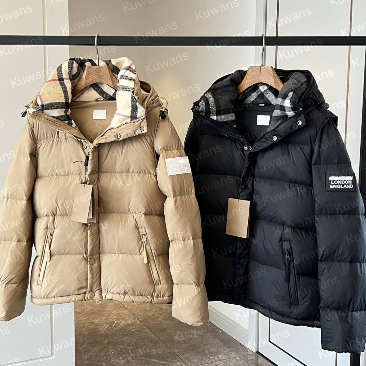 Designer Puffer Jacket B Men Coat Down Jackets Zip Up Hoodie Lockwell Winter Snow Fashion Women Luxury Mens Casual luxury Size S-5XL