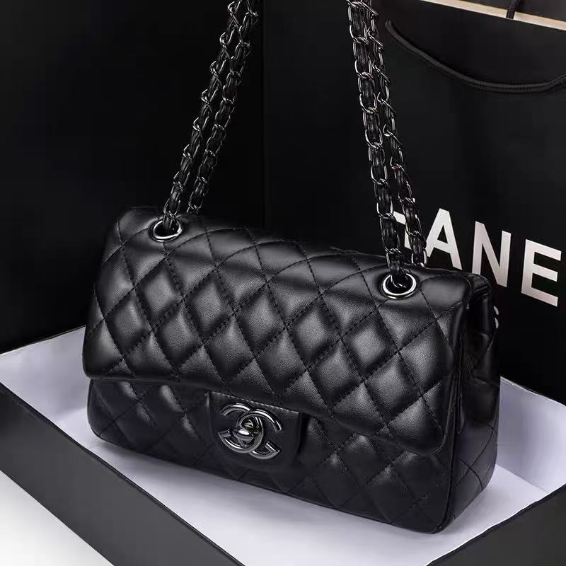 Designer handbag bag Shouder bag Chain Bag Cutch Fap Tote Bags Waet Check Veour Thread Purse Doube Letters Soid Hasp Waist Square Stripes crossbody