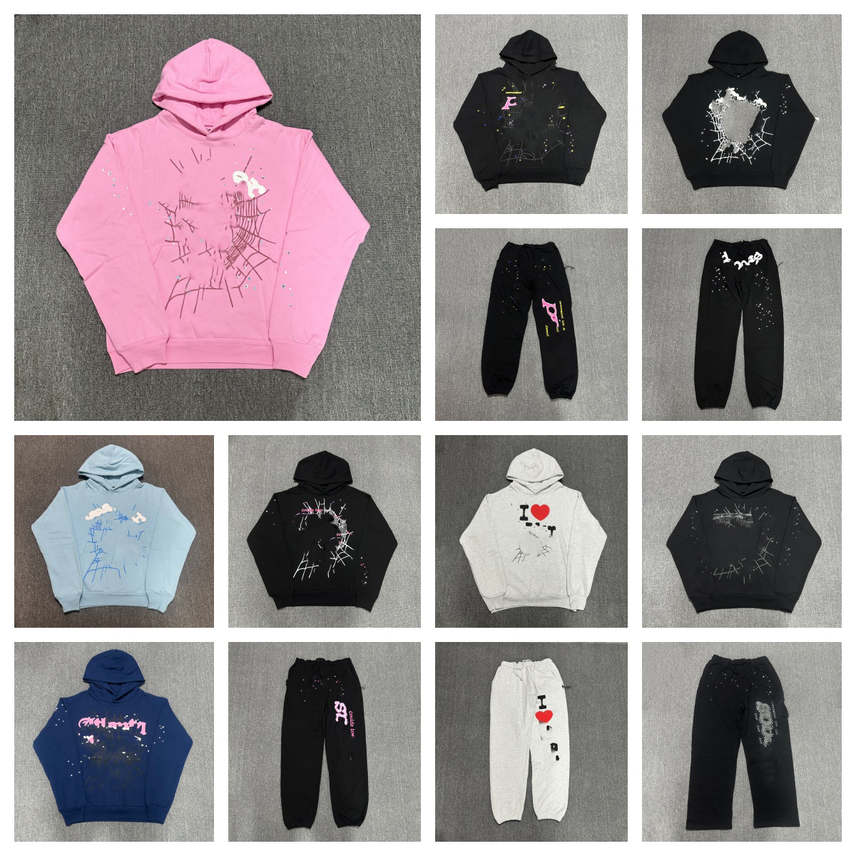 designer hoodie Young Thug hoodie y2k hoodies designer sweater pullover sweatshirt men women hoodies puff print sweatpants tracksuit US size S-XL 00