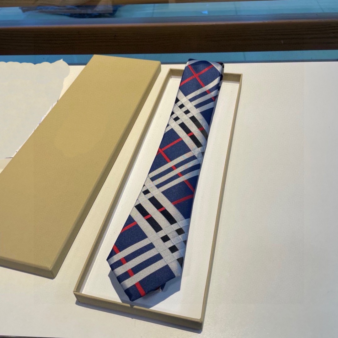 YYBB 2026 Luxury New Designer 100% Silk Tie Men's and Women's Pattern Letter L Tie Party Suitable for Wedding Business Weaving Fashion Des