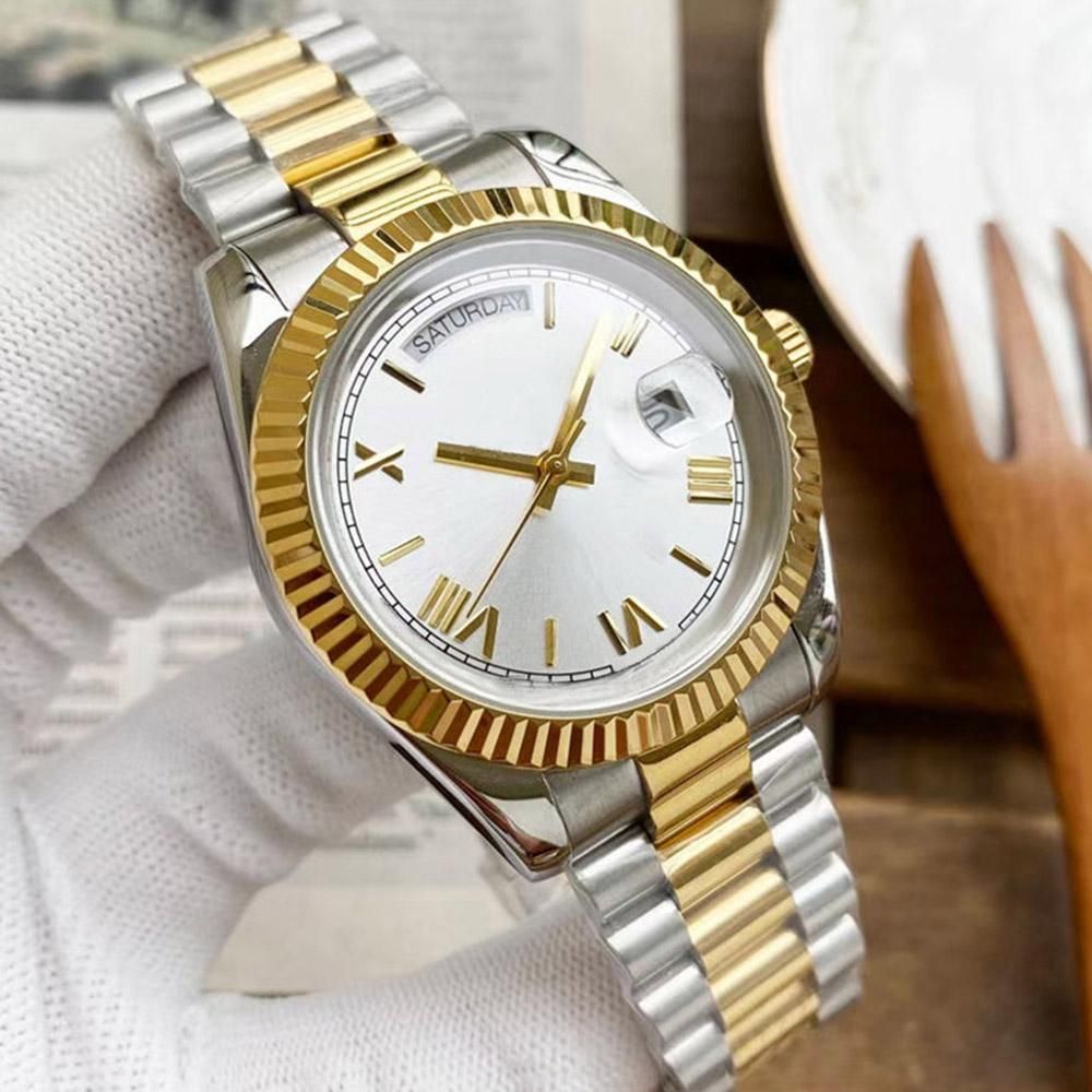 Luxury Mens DATity DATEity Automatic Movement watch multifunction Wristwatch Designers Men Watches Stainless Steel Strap Gold Wristwatches Montre de