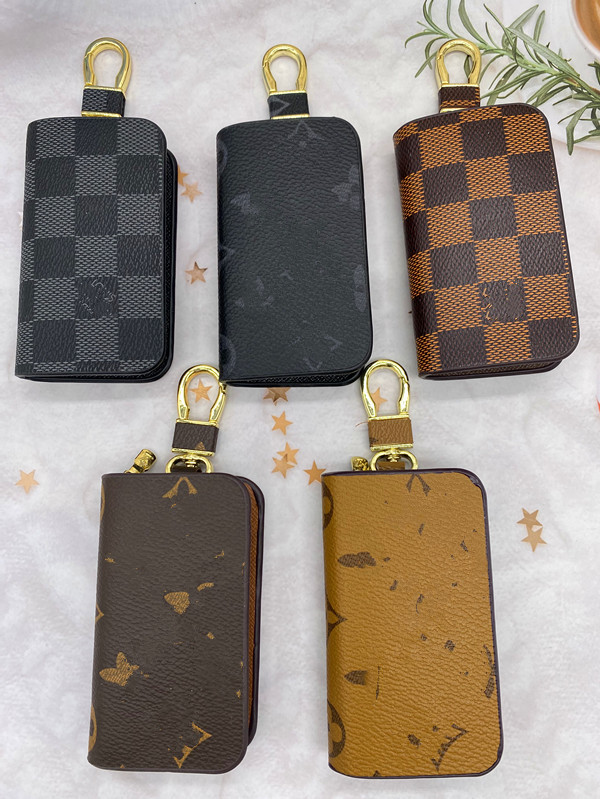 Women's Men Essential Chain Card Case keychain wallet designer card Keychain Bag Charm designer Keyring Wallet Keychains Luxury Mini Purse Bag