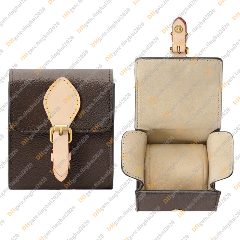 Unisex Fashion Casual Designe Luxury Etui 1 Montre Watch Case Storage Box Cosmetic Case Jewelry Box Toiletry Bag TOP Mirror Quality M2A363 Purse Pou