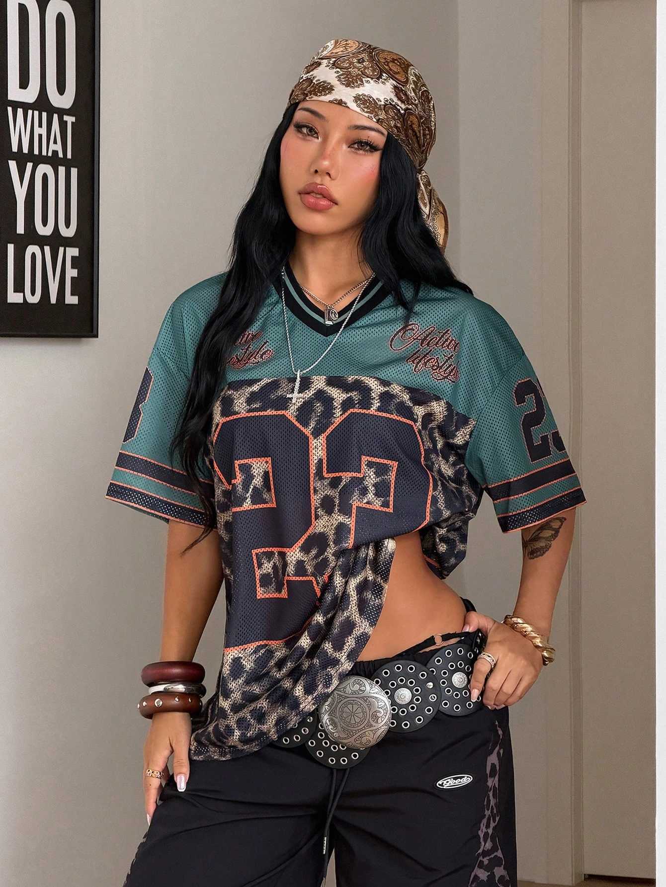 Summer Women's Men's Festival T-Shirts Vintage Streetwear Sportswear Number Printed Oversized Baseball T-Shirt Y2K TopW261017