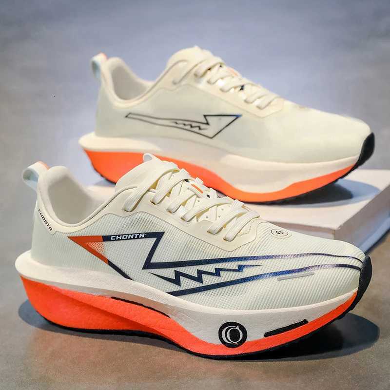 Casual Shoes Men Running Shoes Carbon Board Marathon Speciality Sports Shoes Air Breathable Lightweight Women's Comfortable Athletic Sneakers H