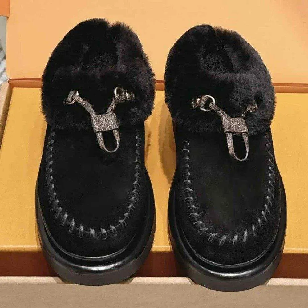 Designer Shoes Slides Boot Sandals Classic Ultra Mini Platform Boot Tazz SuedeShearling Disquette Slipper Men Women Shoes RRRR