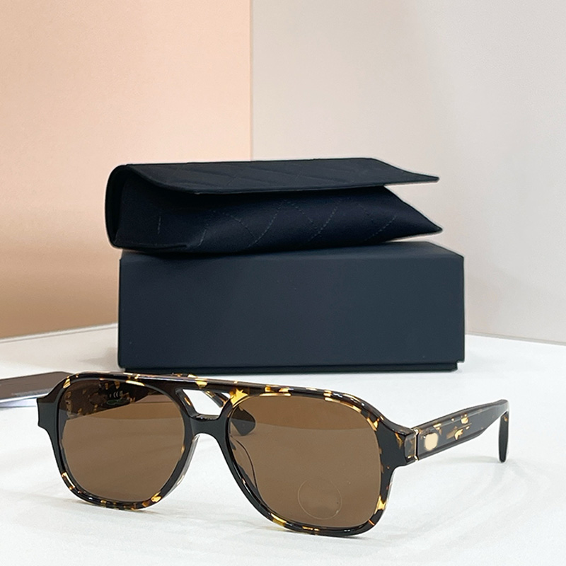 CH3511 Designer Womans Pilot Sunglasses Luxury Acetate Large Frame Oval Glasses Sports Style Mens Womens Outdoor Beach Driving Sunglasses