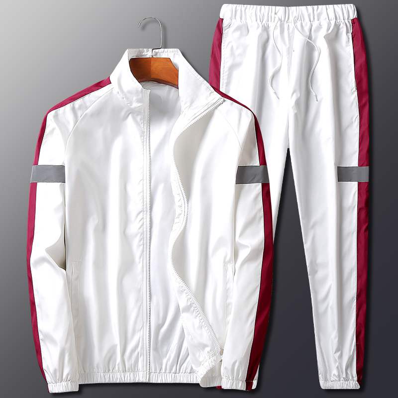 2Pcs Men Hoodie Tops Joggers Tracksuit Set Male Running Jogging Sportswear Hooded Pants Mens Sweat Suit