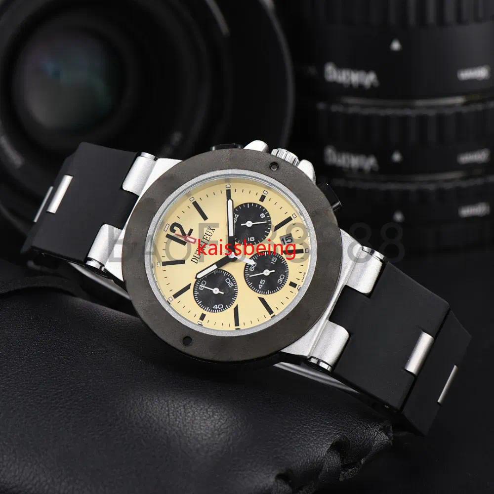 WOL Arrival Worldwide Quartz Wristwatch Luxury Watches for Men Rubber Strap Classic Designer Battery Watch Cool Male Clocks for Unique Gift Wholesal