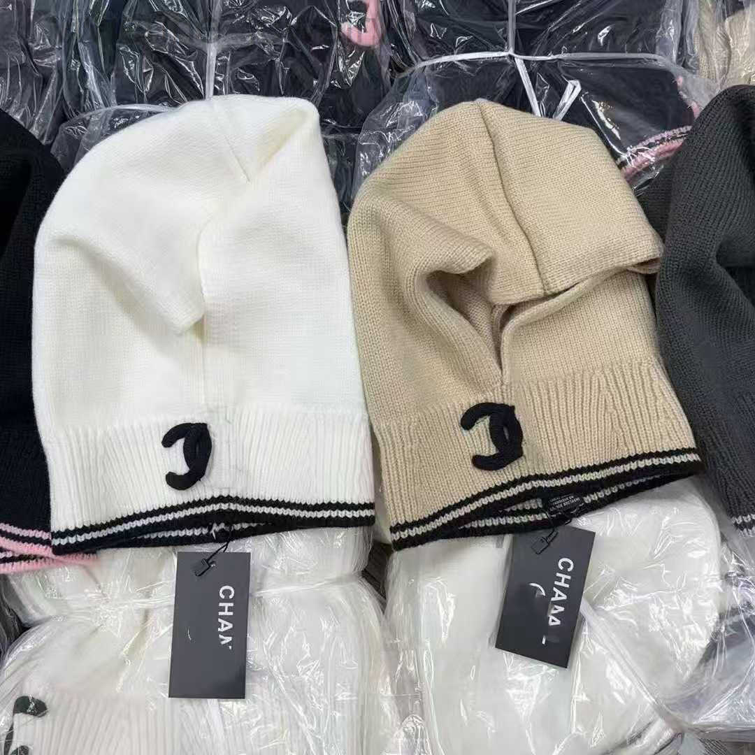 New 2025 Knitted Warm Ear Protection Neck Protection Coldproof Windproof Outdoor Casual Knit Hat Perfect Trend D260902