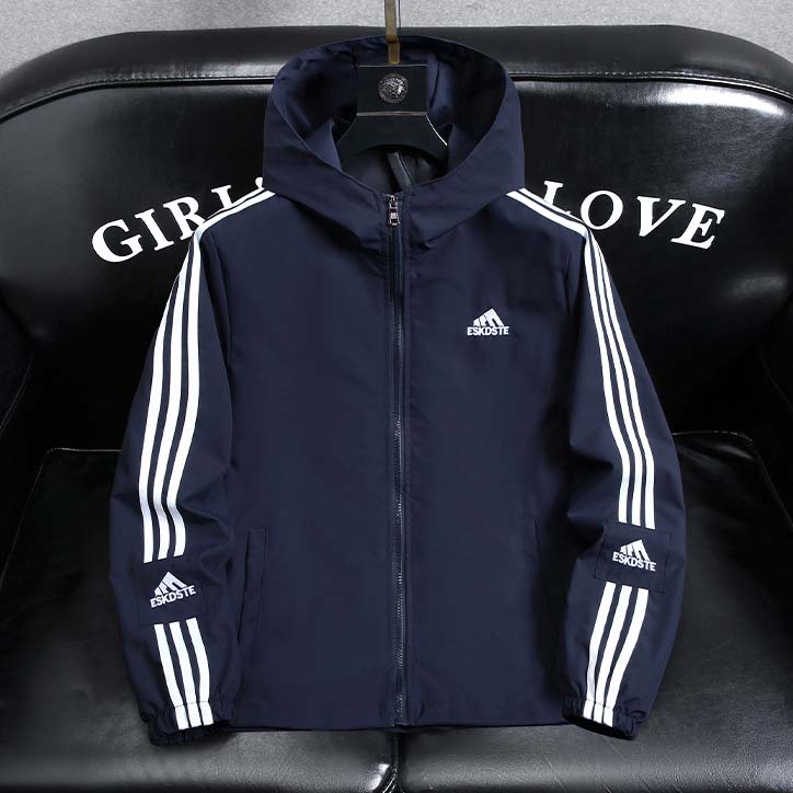 2026 Plus Size Men's Spring Jacket Casual Loose Outerwear for European and American Market