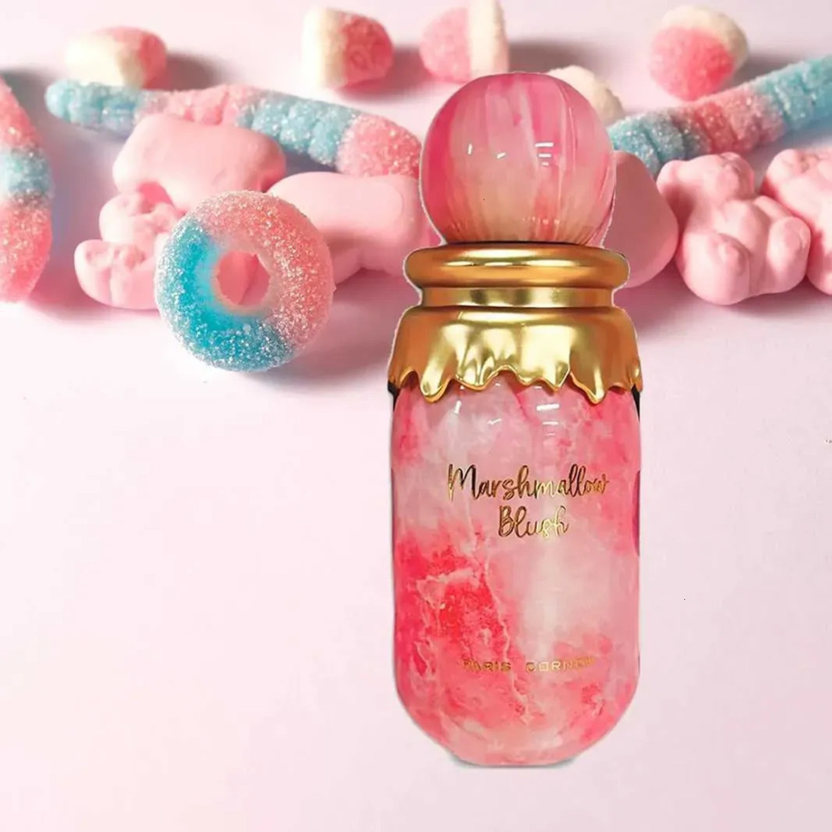 2026 Perfume Paris Corner Blush EDP 34 Fl Oz Unique eau de Gourmand Marshmallow Strawberry Perfume For Women Long Lasting Swe